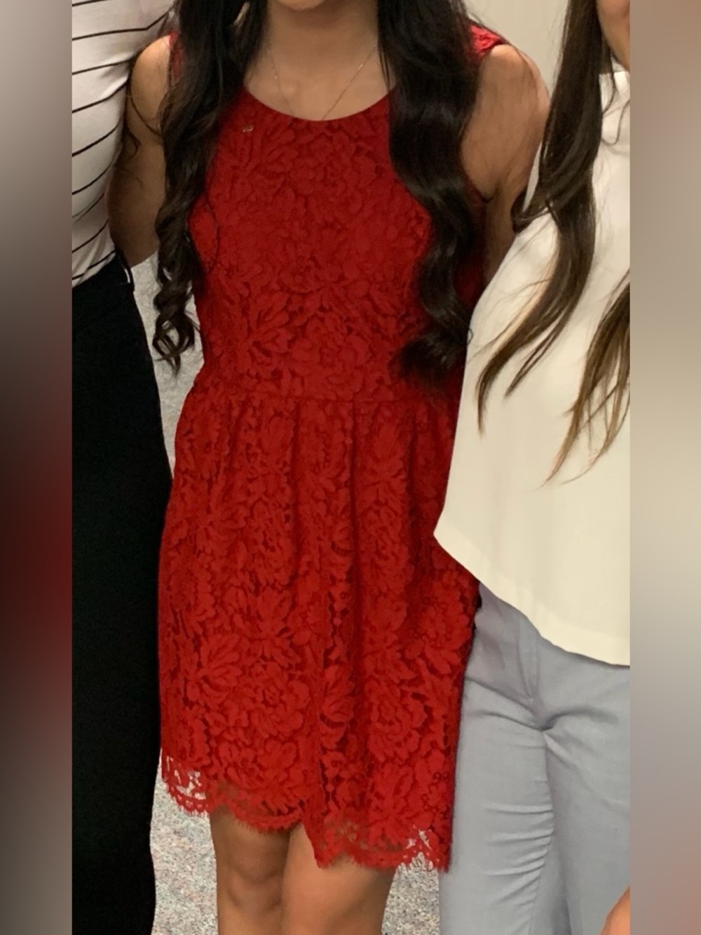 Red Lace Dress